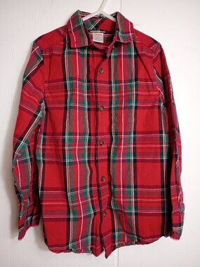 Gymboree Boys 6 Red Plaid Button Down Top A Royal Christmas Family Celebrations